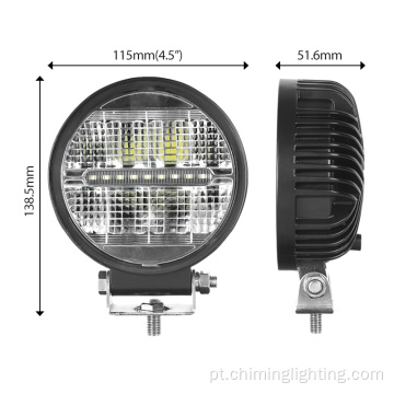 Caminhão Offroad 4x4 LED LED LUZ DE TRABALHO 12V 24V 30W ROUNT LED LUZES DE TRABALHO